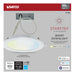 Satco S11262 6" 12W LED Direct Wire Downlight, Tunable White, 120V