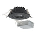 Satco S11619 4" 12W LED Direct Wire Gimbal Downlight, 3000K, Black Finish