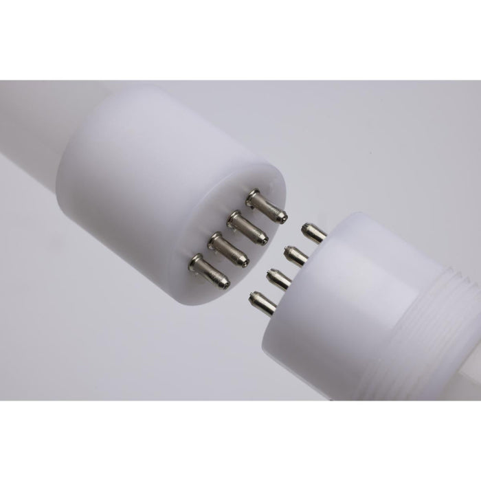 Satco S11757 8-ft 24W/32W/40W LED T8 Lamp, FA8 Base, 5CCT Selectable, Type B (Ballast Bypass), 2-Pack