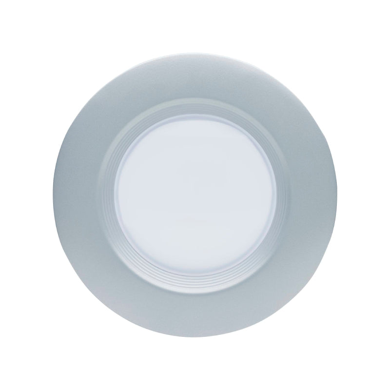 Satco S11836R1 6" Round 9W LED Downlight Retrofit, 5CCT Selectable, Brushed Nickel Finish
