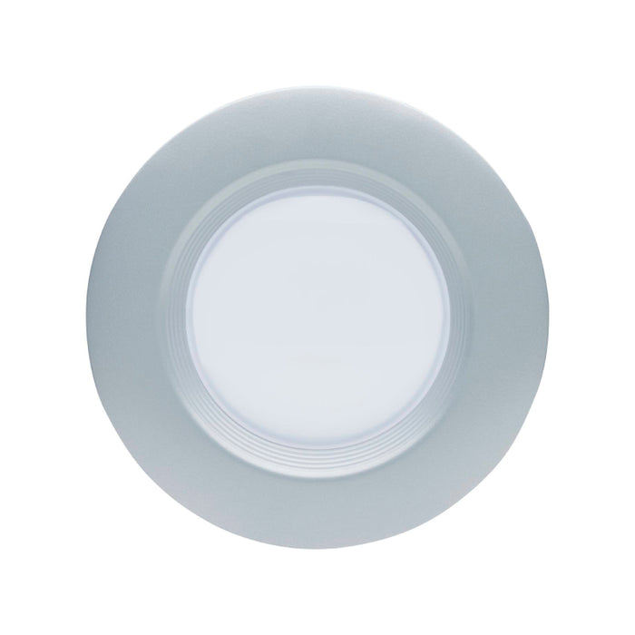 Satco S11836R1 6" Round 9W LED Downlight Retrofit, 5CCT Selectable, Brushed Nickel Finish