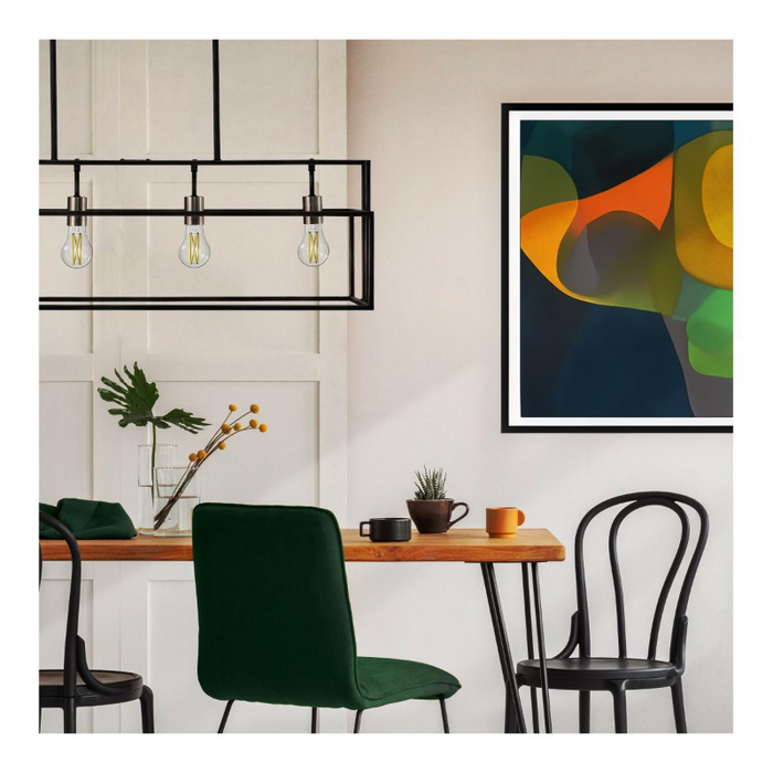 Satco S12443 12.5W A19 Dimmable LED Filament Bulb, E26 Base, 3000K, Clear, 4-Pack