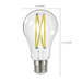 Satco S12443 12.5W A19 Dimmable LED Filament Bulb, E26 Base, 3000K, Clear, 4-Pack
