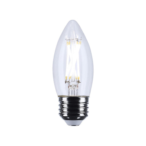Satco S12504 5.5W B11 LED Bulb, E26 Base, 5000K, Clear