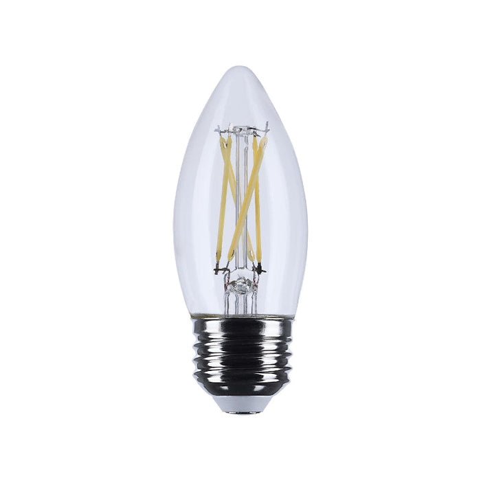 Satco S12504 5.5W B11 LED Bulb, E26 Base, 5000K, Clear