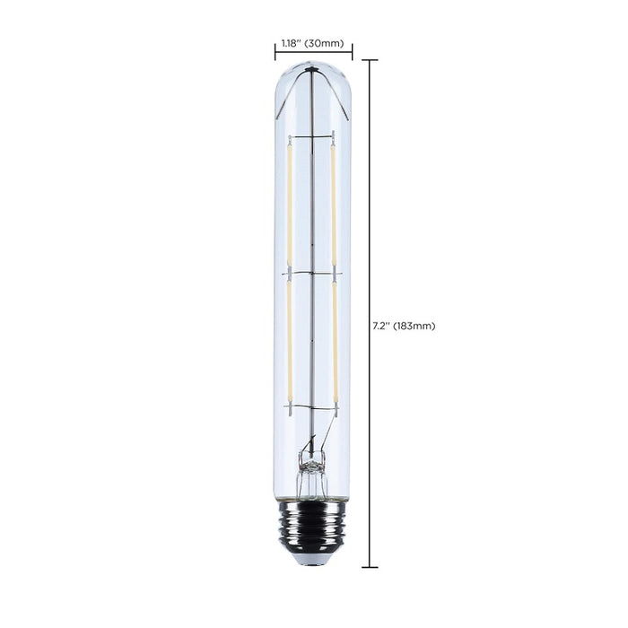 Satco S12528 5W T9 Tubular LED Bulb, 2700K, E26 Base, 120V