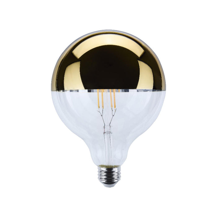 Satco S12546 8W G40 LED Gold Crown Bulb, E26 Base, 2700K