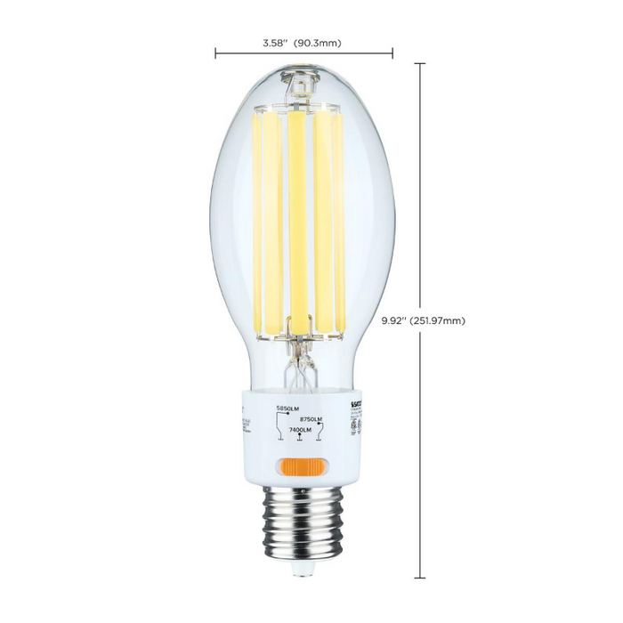 Satco S13196 30W/38W/45W LED HID, ED28, 5000K, EX39 Base, 120-277V, Type-B