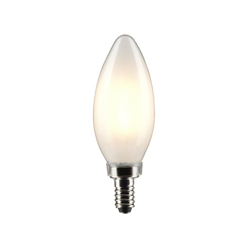 Satco S21280 5.5W B11 LED Filament Bulb, E12 Base, 4000K, Frost