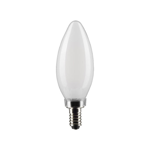 Satco S21280 5.5W B11 LED Filament Bulb, E12 Base, 4000K, Frost