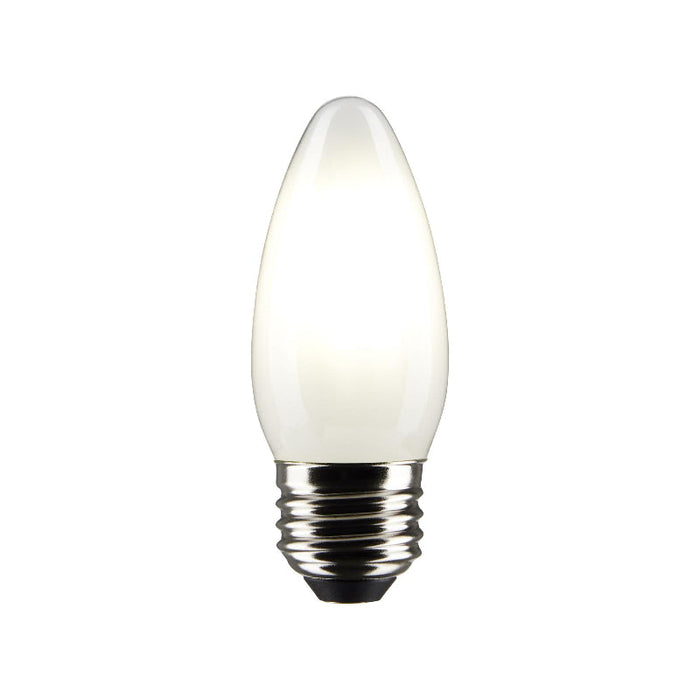 Satco S21293 5.5W B11 LED Filament Bulb, E26 Base, 4000K, Frost