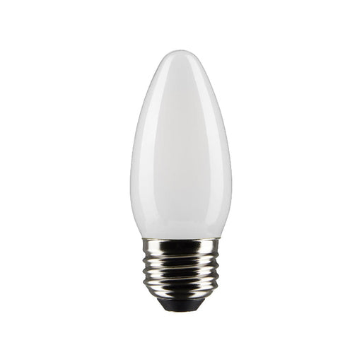 Satco S21293 5.5W B11 LED Filament Bulb, E26 Base, 4000K, Frost