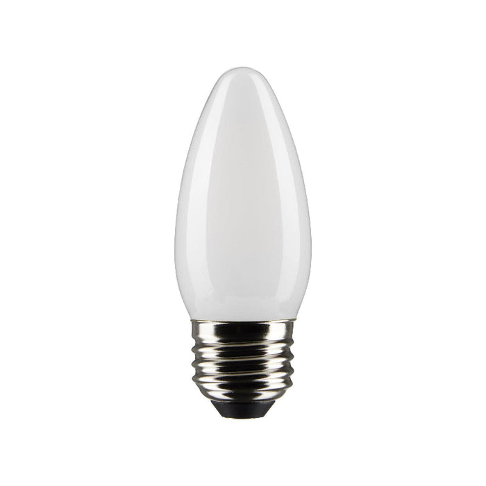 Satco S21293 5.5W B11 LED Filament Bulb, E26 Base, 4000K, Frost
