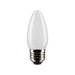 Satco S21293 5.5W B11 LED Filament Bulb, E26 Base, 4000K, Frost