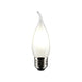 Satco S21321 5.5W CA10 LED Bulb, E26 Base, 4000K, Frost