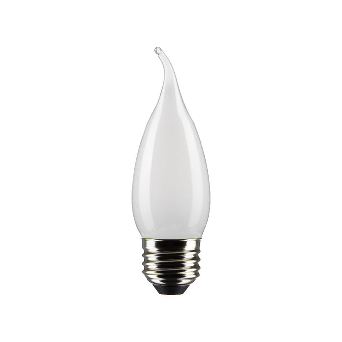 Satco S21321 5.5W CA10 LED Bulb, E26 Base, 4000K, Frost