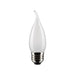 Satco S21321 5.5W CA10 LED Bulb, E26 Base, 4000K, Frost