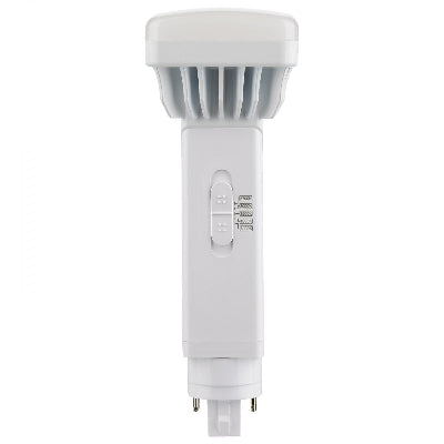 9 Watt PL 4-Pin LED; 1100 Lumens; G24q Base; CCT Selectable; White Finish; 120-277 Volts