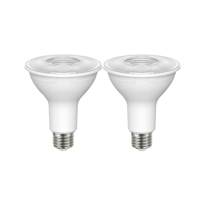 Satco S22218 8.5W PAR30LN LED Bulb, E26 Base, 3000K, 2-Pack