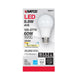 Satco S28915 8.8W A19 LED Bulb, 3000K, E26 Base,220 deg. Beam Angle, 120-277V