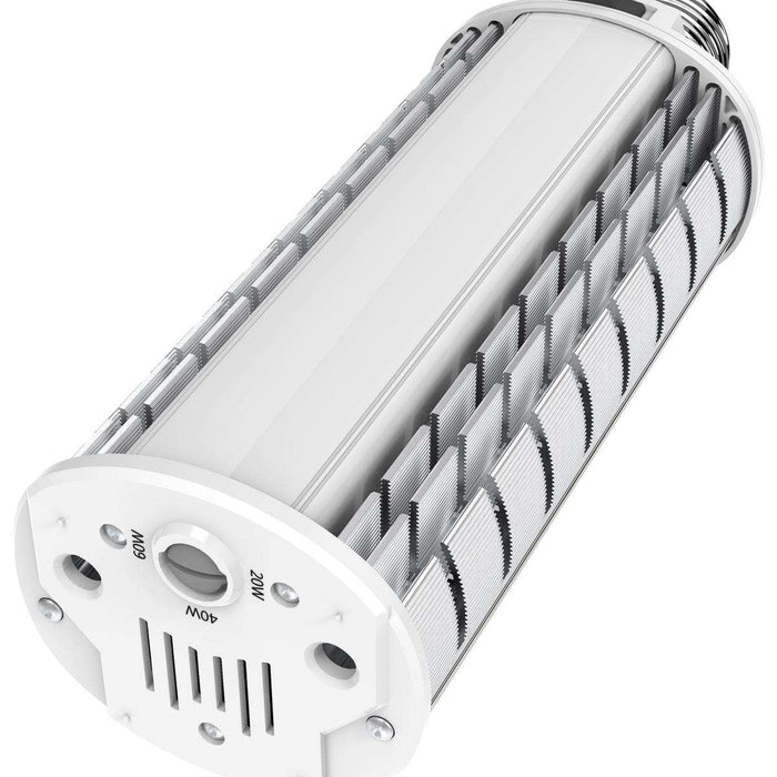 Satco S28987 20W/40W/60W LED HID, 3CCT Selectable, EX39 Base, for Wall Pack/Area Light Fixtures, 100-277V, Type B