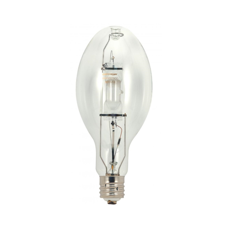 Satco S5843 400W ED28 Metal Halide HID Bulb, E39 Base, 4200K