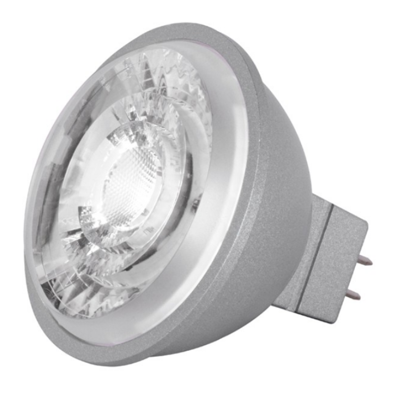 Satco S8638 8W MR16 LED Bulb - 15° Beam Spread, GU5.3 base, 4000K