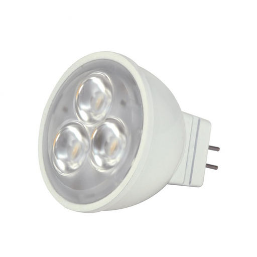 Satco S9281 3W MR11 Non-Dimmable LED Bulb - GU4 base, 3000K