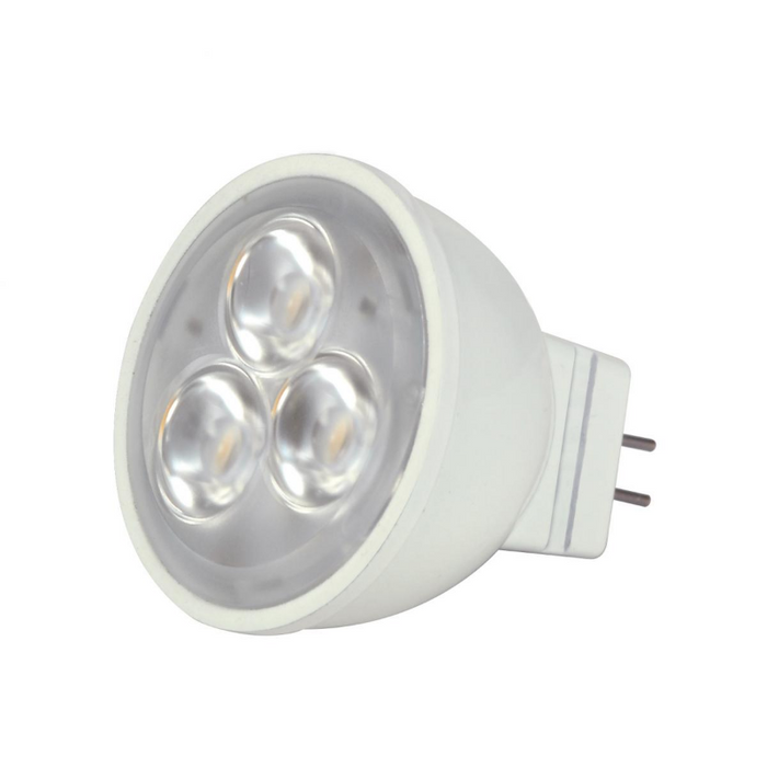 Satco S9282 3W MR11 Non-Dimmable LED Bulb - GU4 base, 4000K