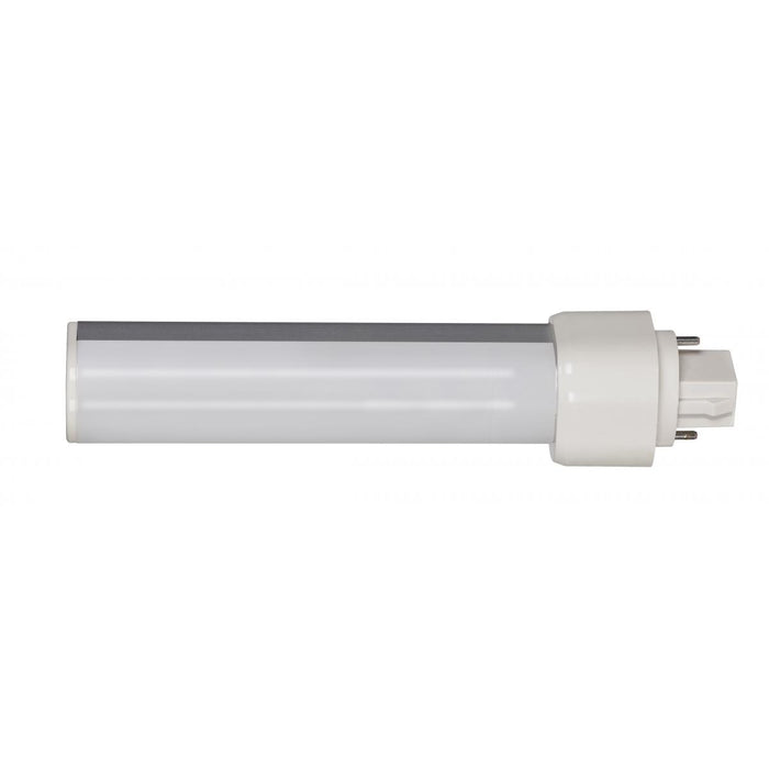 LED PL de 9 vatios y 2 pines; 5000 K; 900 lúmenes; casquillo G24d; 50 000 horas de vida útil; ángulo de haz de 120 grados; tipo A; depende del balasto. 