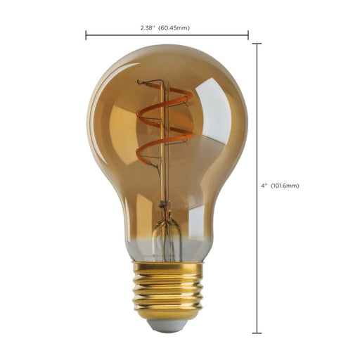 Satco S9966 4.5W A19 LED Bulb, E26 Base, 2000K