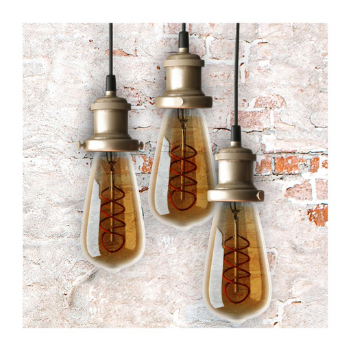 Satco S9967 4.5W ST19 LED Bulb, E26 Base, 2000K