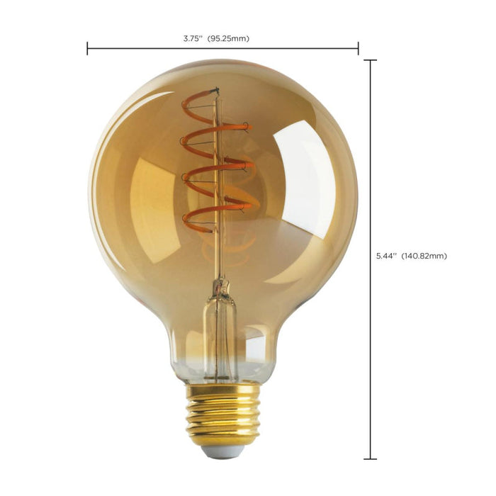 Satco S9968 4.5W G30 LED Bulb, E26 Base, 2000K