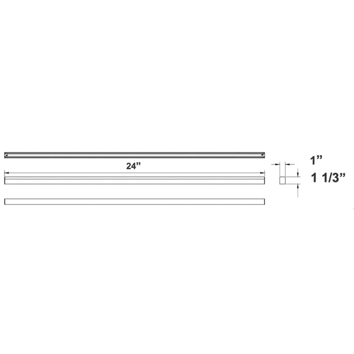 Westgate SCXT 2ft 10W/15W/20W LED Direct Linear Light, CCT, Flat Lens