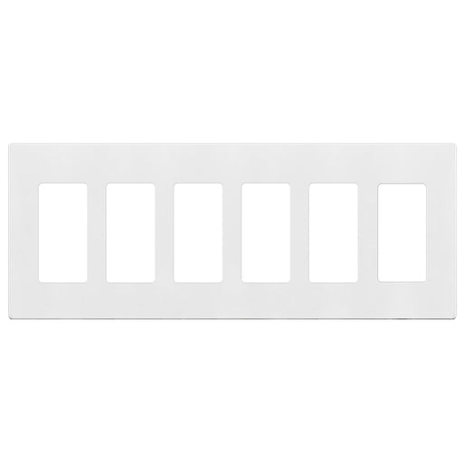 Enerlites SI8836 Screwless Decorator/GFCI Six-Gang Wall Plate