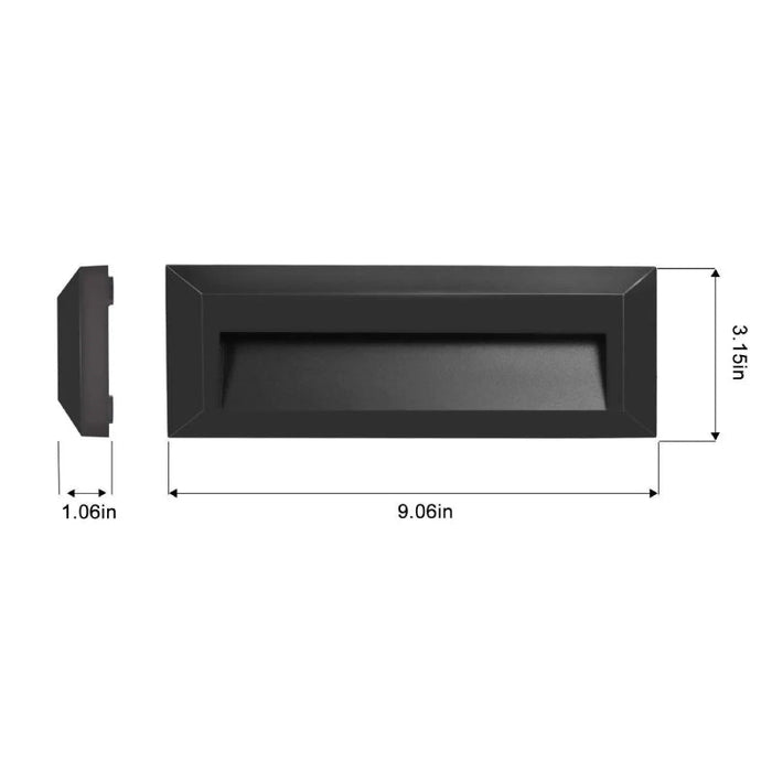 ABBA STA04 3W LED Aluminum Step/Deck Light