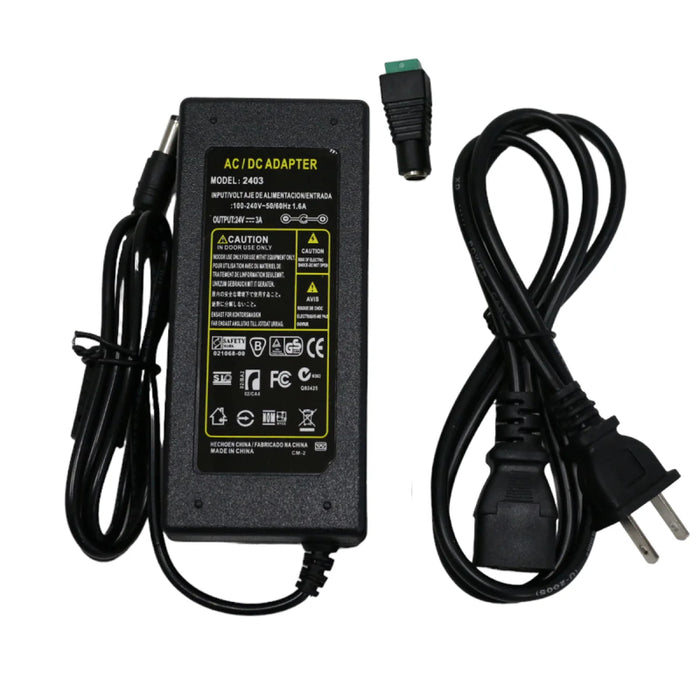 AD/DC Plug-In Adopter, 24V, 3A