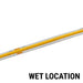 ECO COB Dotless LED Strips, 3W/ft, 5000K, 8mm, Dimmable, Outdoor 24V, IP65, 16-ft