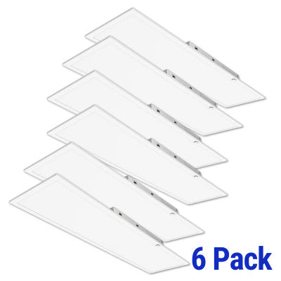 Deco BLP 1x4 LED Back-lit Flat Panel, 5 Power & 30K-65K CCT Selectable, Up to 5000 lm, Dimmable, 120-277V, 6-Pack