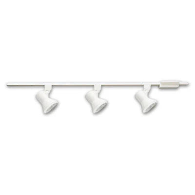 Juno Trac-Lites 3-Head R20, PAR20 Flared Step Cylinder Trac Kit, 120V, White, 4-Pack