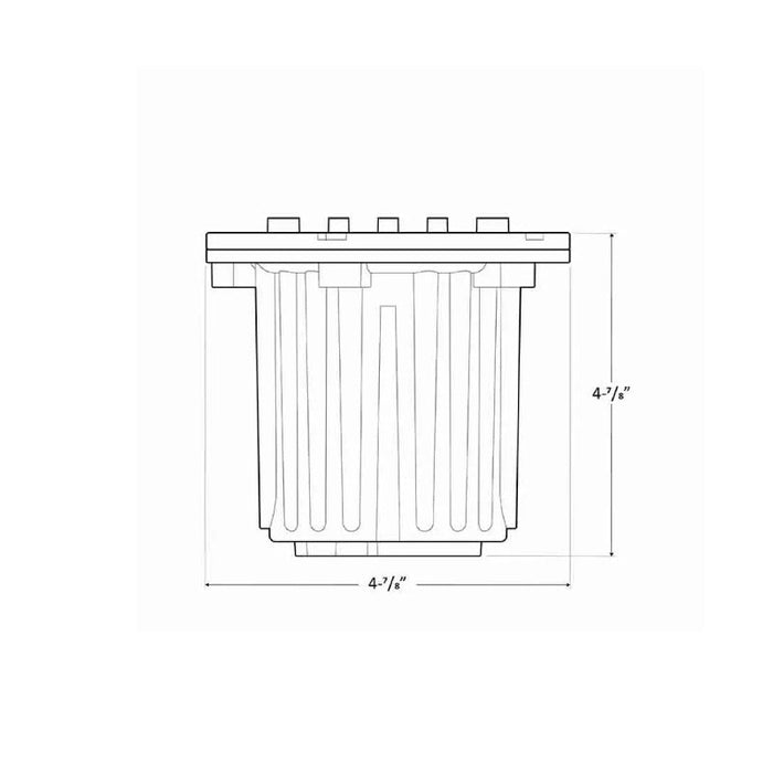 Luz de pozo Westgate WL-708 con soporte para lámpara direccional