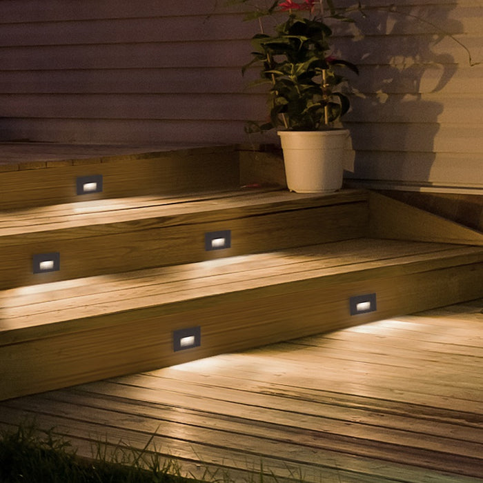WAC WL-LED100 Endurance 3.9W LED Step and Wall Light, 3000K, 120V, Bronze on Aluminum Finish