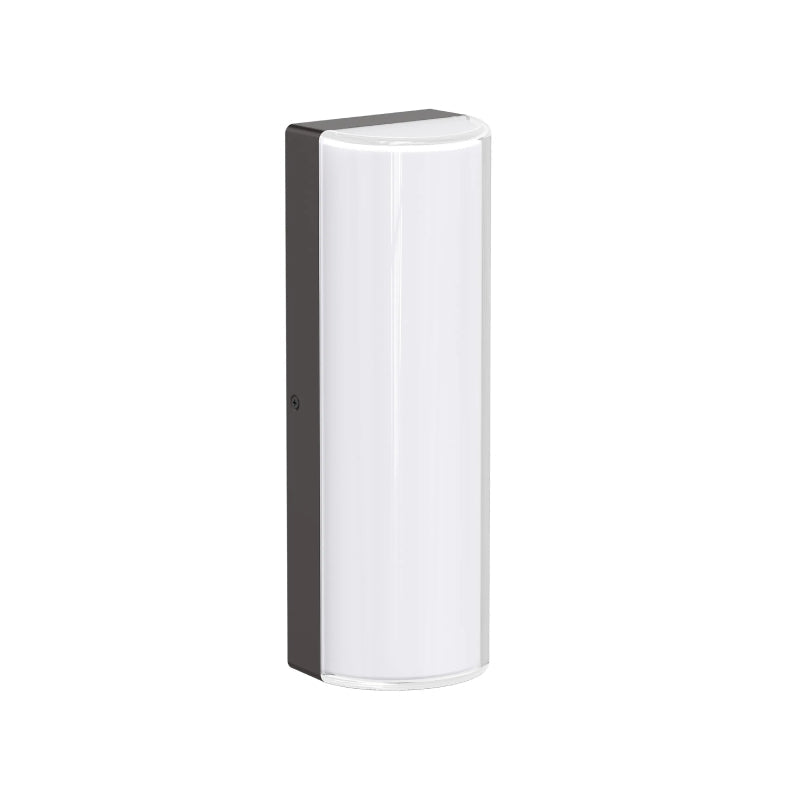 Westgate WMDL 15W/20W/25W 14" Tall Dual-Lens Vandal-Proof LED Wall Light with Photocell, 5CCT Selectable - Bronze