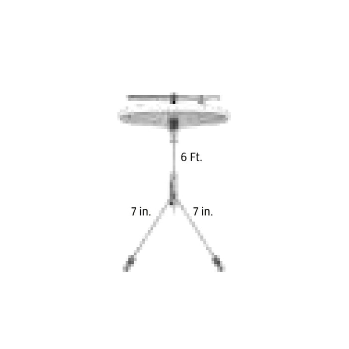Westgate SCL-CSY1 - Juego de toldo de suspensión individual ajustable de 1/16" (1,8 m) con conectores de extremo de doble ojo en Y, lado sin alimentación