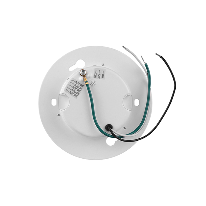 NICOR SureFit DLFv5 4" Ultra Slim 8W/10W/12W Surface Mount LED Downlight, 5CCT & 3 Lumens Selectable, 120V