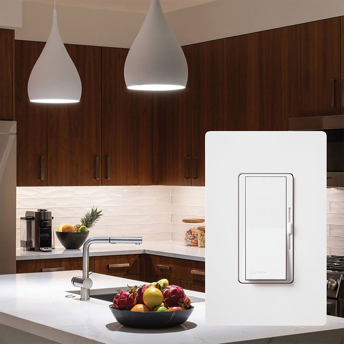 Lutron Diva 450 Watt 120 Volt 3-Way Magnetic Low Voltage Preset Dimmer with Locator Light