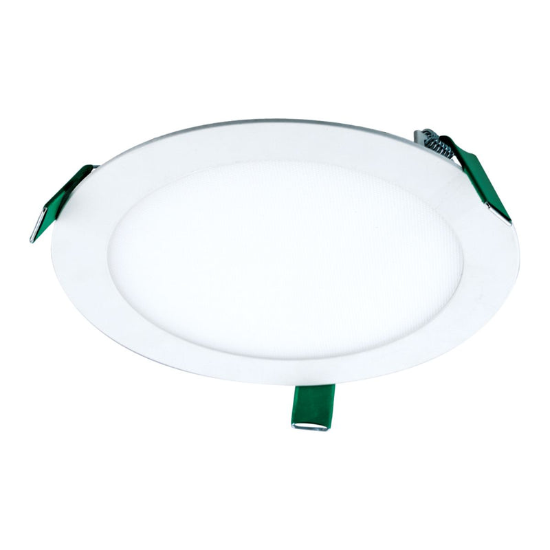 Foco empotrable LED Halo HLB de 8" con lente delgada sin carcasa, controlador remoto y caja de conexiones
