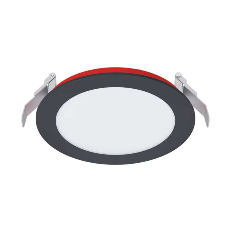 Halo HLBFR609FS5 6" Round Fire Rated Slim Low-Glare Canless LED Downlight, 5CCT Selectable, 120V
