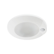 Halo HLCEMS 6" Surface Mount LED Disk Light with Integrated Motion Sensor, 5CCT Selectable, 120V, Matte White