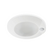 Halo HLCEMS 6" Surface Mount LED Disk Light with Integrated Motion Sensor, 5CCT Selectable, 1305 Lumens, 120V, Matte White, California Version